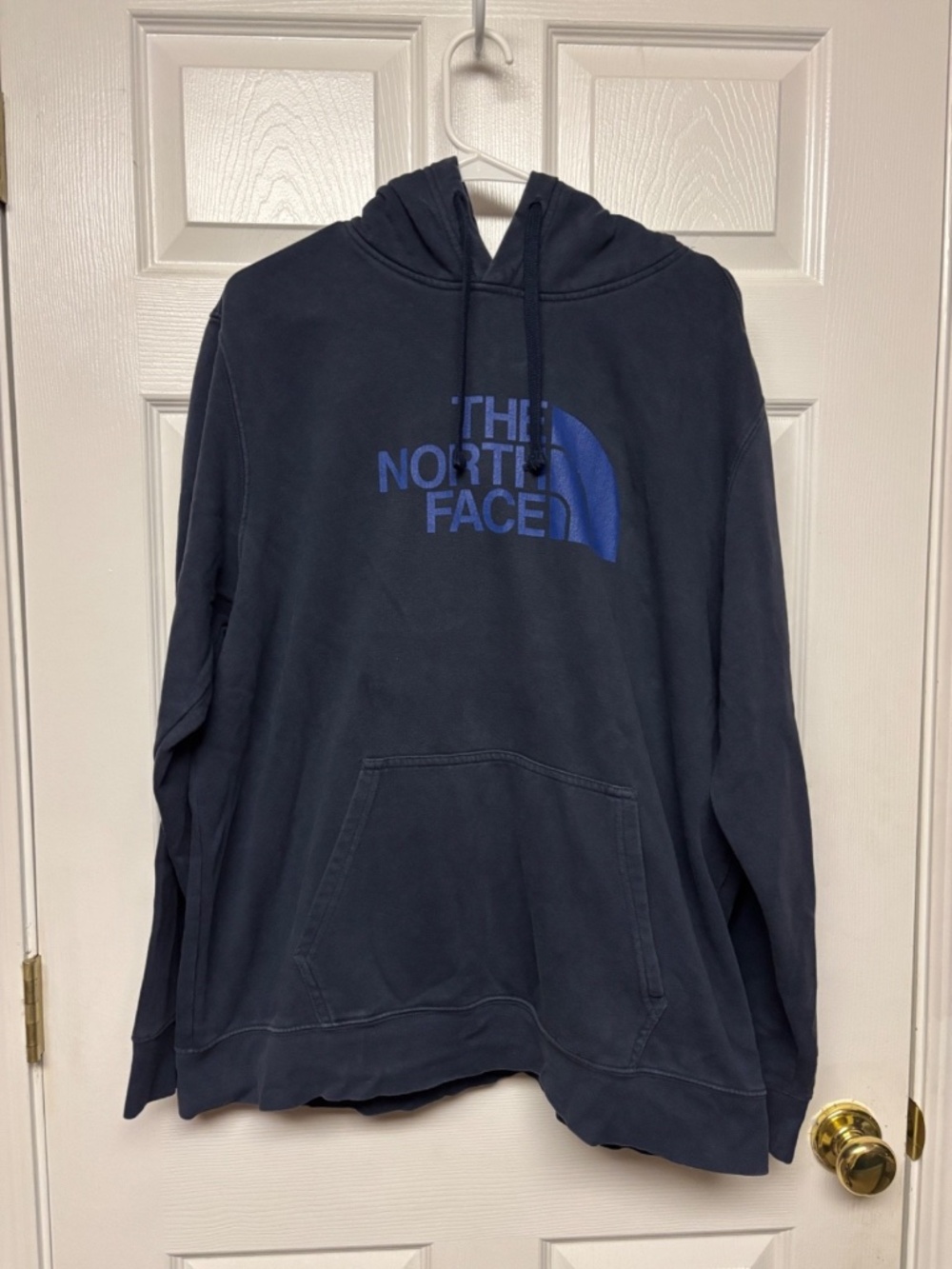 The North Face Dark Blue Hoodie Size: XL